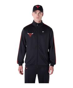 New Era NBA Chicago Bulls Trainingsjacke Sweatjacke Herren schwarz