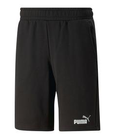 PUMA ESS+ 2 COL 10inch Short Sweathose Herren schwarzweiss