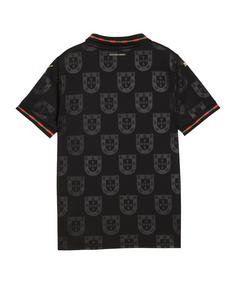 Rückansicht von PUMA Portugal FPF SE Replica Trikot Kids Fußballtrikot Kinder schwarz