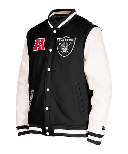 New Era Las Vegas Raiders Varsity Jacke Sweatjacke Herren