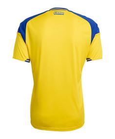 Rückansicht von adidas Schweden Trikot Home WM 2026 Kids Fußballtrikot Kinder gelb