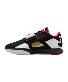 Rückansicht von Nike LeBron XXI Prime 93 Hallenschuhe Herren schwarzweissrot