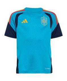 adidas Spanien Tiro Trainingsshirt Kids Fanshirt Kinder blau