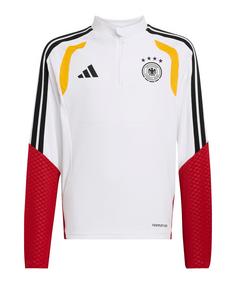 adidas DFB Deutschland Tiro Zip Top Kids Weiß Funktionssweatshirt Kinder weiss