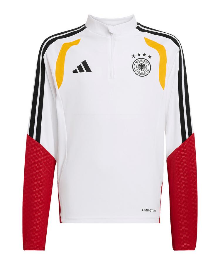 adidas adidas DFB Deutschland Tiro Zip Top Kids Wei&szlig; Funktionssweatshirt Kinder - weiss - 0 | SportScheck