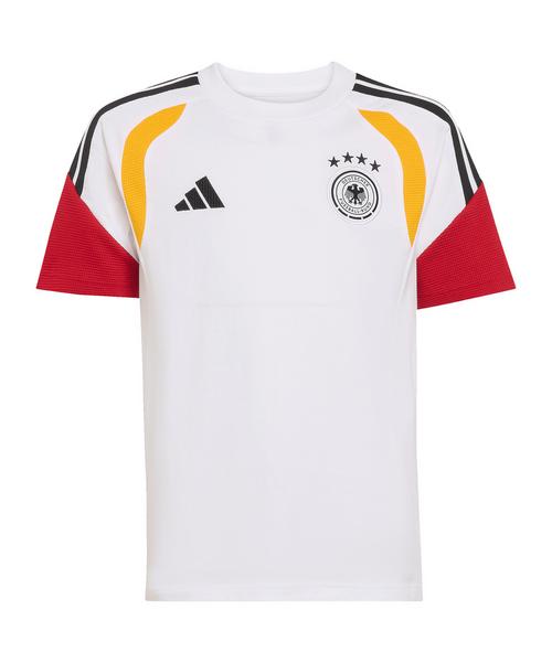 adidas DFB Deutschland Tiro T-Shirt Kids Wei&szlig; T-Shirt Kinder