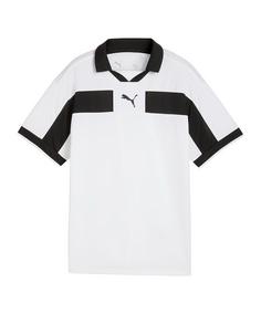 PUMA teamCLASSIC Match Trikot Kids Weiß Fußballtrikot Kinder weissschwarz