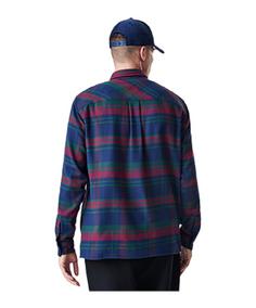 Rückansicht von New Era MLB Check New York Yankees Hemd T-Shirt Herren blau