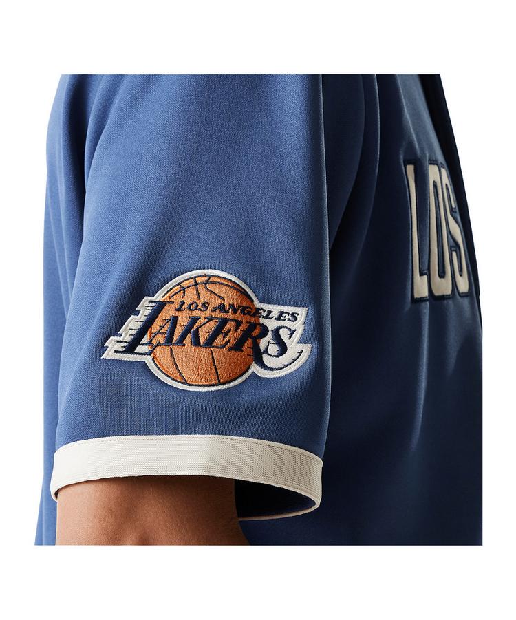 New Era New Era NBA Snap Button Los Angeles Lakers Hemd T-Shirt - blau - 2 | SportScheck