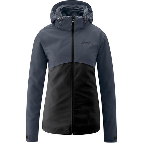 Rückansicht von Maier Sports Gregale DJ Doppeljacke Damen Rauchblau