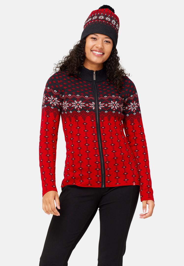 Krimson Klover Krimson Klover Glade Cardigan Sweatshirt Damen - racing red - 0 | SportScheck