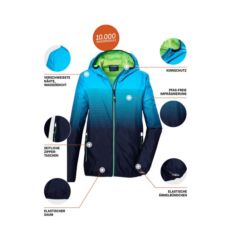 KILLTEC KILLTEC KOS 139 Softshelljacke Jungen - Azurblau282 - 5 | SportScheck