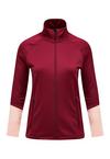 Peak Performance Fleecejacke Damen - weinrot