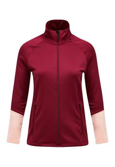 Peak Performance Fleecejacke Damen weinrot