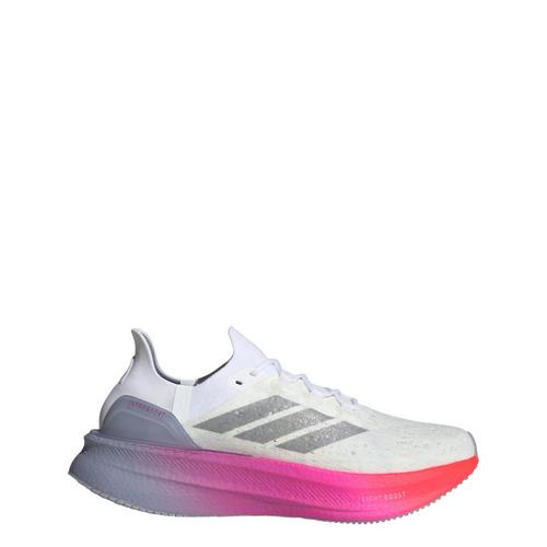 Rückansicht von adidas Ultraboost 5 Strung Schuh Laufschuhe Damen Cloud White / Glory Grey / Lucid Red
