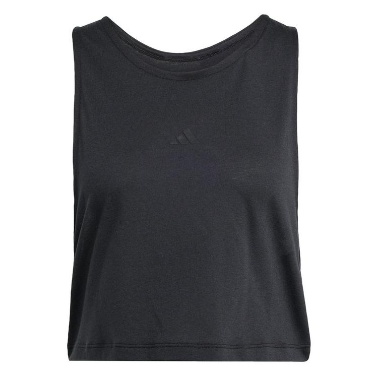 adidas adidas Yoga Essentials Tanktop, k&uuml;rzer... Croptop Damen - Black - 0 | SportScheck