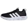 adidas CLOUDFOAM FLEX SCHUH, ELASTISCHE Sneaker Damen - Core Black / Zero Metalic / Almost Pink