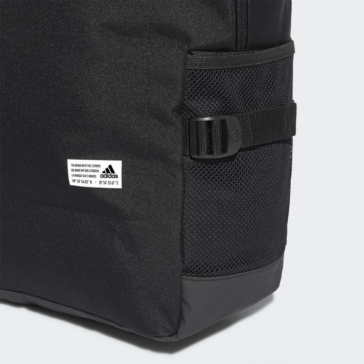 adidas adidas Classic Boxy Rucksack Daypack - Black / Black / White - 1 | SportScheck