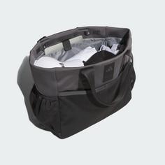 Rückansicht von adidas Must Haves Seasonal Tragetasche Sporttasche Grey Strata