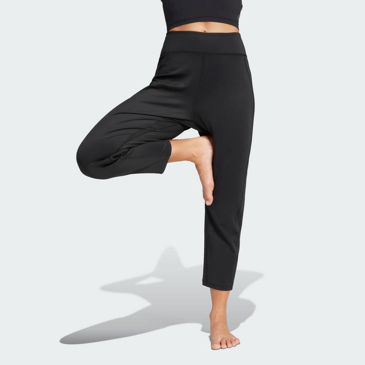 adidas adidas All Me Yoga Essentials Hose Funktionshose Damen - Black - 0 | SportScheck