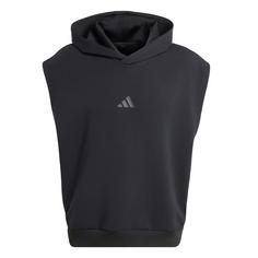 adidas SOFT LUX KAPUZENWESTE Hoodie Herren Black