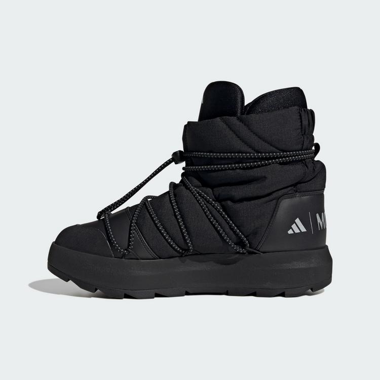 adidas adidas adidas x MOON BOOT ACE MID Sneaker - Core Black / Core Black / Matte Silver - 5 | SportScheck