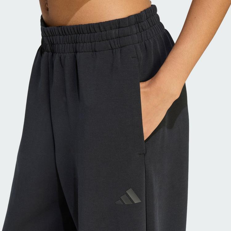 adidas adidas SOFT LUX STRAIGHT LEG HOSE Trainingshose Damen - Black - 0 | SportScheck