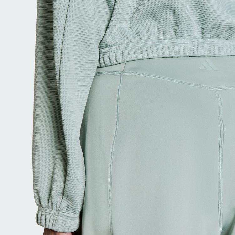 adidas adidas All Me Yoga Essentials Hose Funktionshose Damen - Wonder Sage - 0 | SportScheck