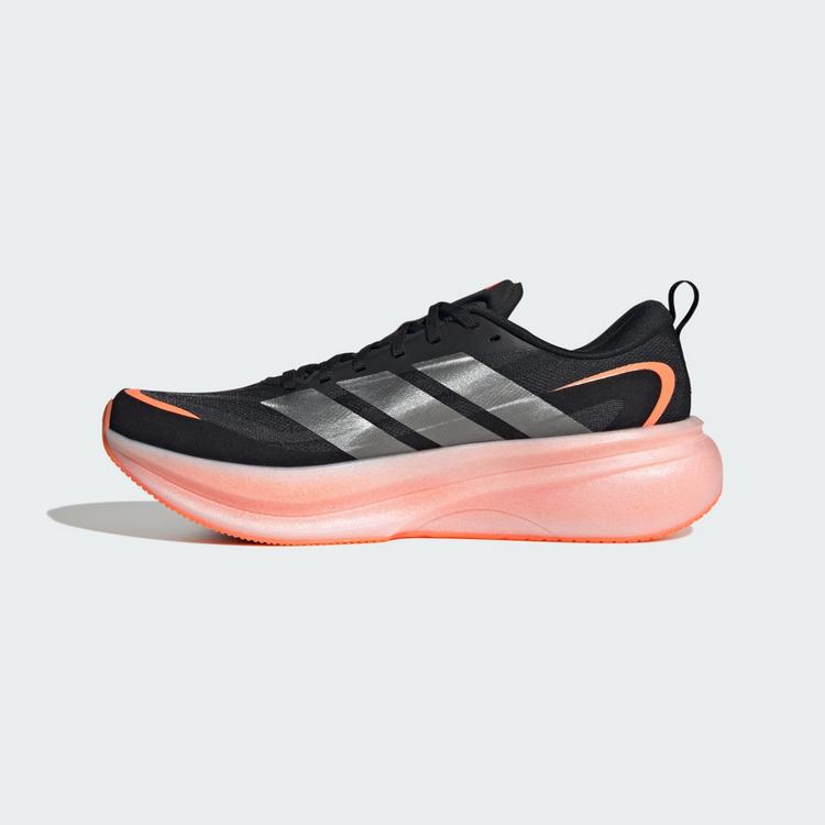 adidas adidas SUPERNOVA GLIDE M LAUFSCHUH Laufschuhe Herren - Core Black / Iron Metallic / Lucid Orange - 5 | SportScheck