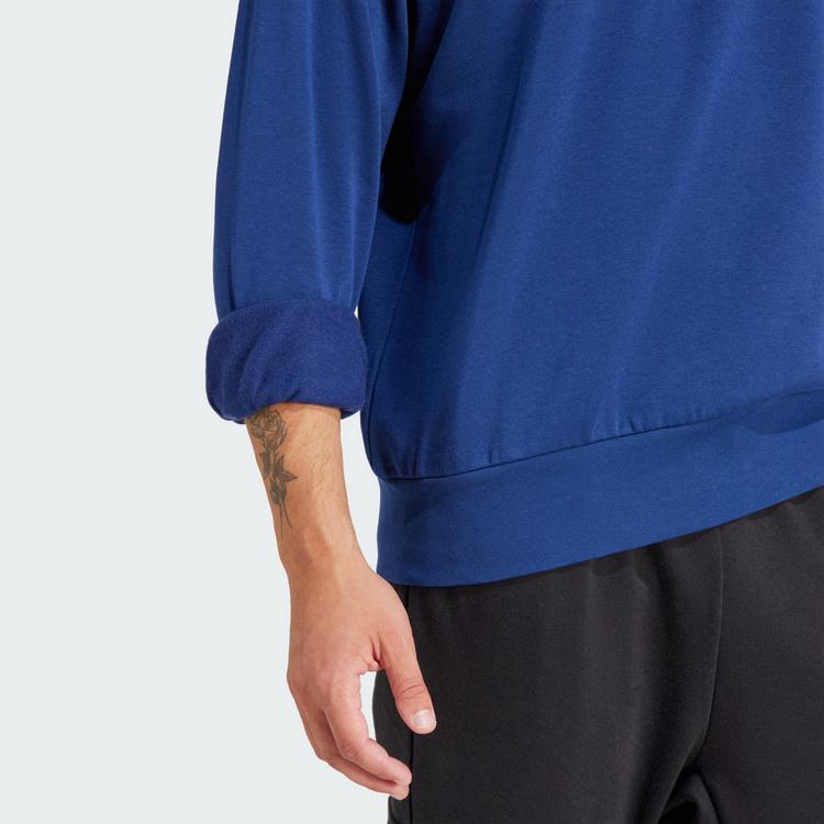 adidas adidas Essentials Feelcozy Sweatshirt Sweatshirt Herren - Dark Blue / White - 1 | SportScheck