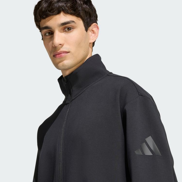 adidas adidas SOFT LUX TRACK TOP Trainingsanzug Herren - Black - 1 | SportScheck