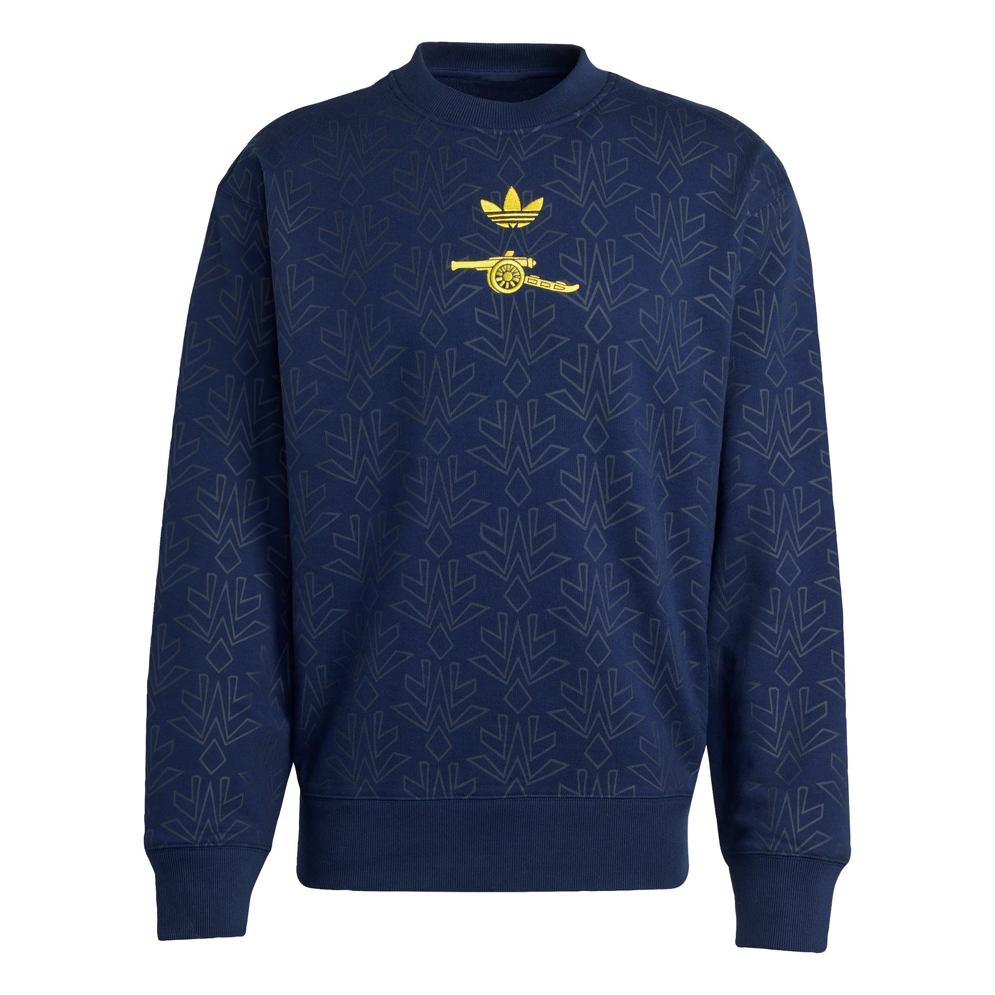 adidas Arsenal FC LFSTLR Crew Hoodie Herren - Night Indigo