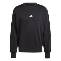 adidas Essentials Feelcozy Sweatshirt Sweatshirt Herren Black / White