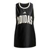 adidas STADIUM TANKTOP T-Shirt Damen - Black / Crystal Linen / Off White