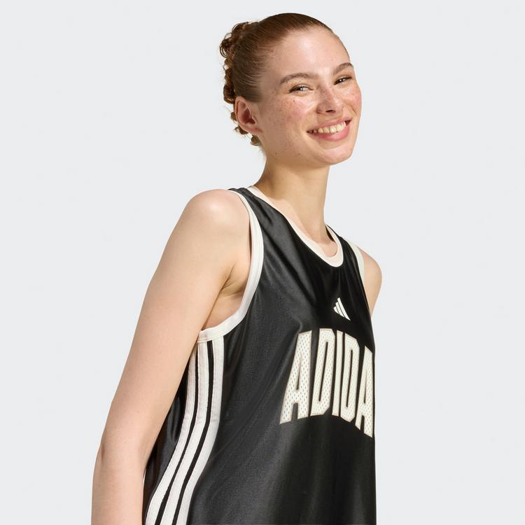adidas adidas STADIUM TANKTOP T-Shirt Damen - Black / Crystal Linen / Off White - 1 | SportScheck