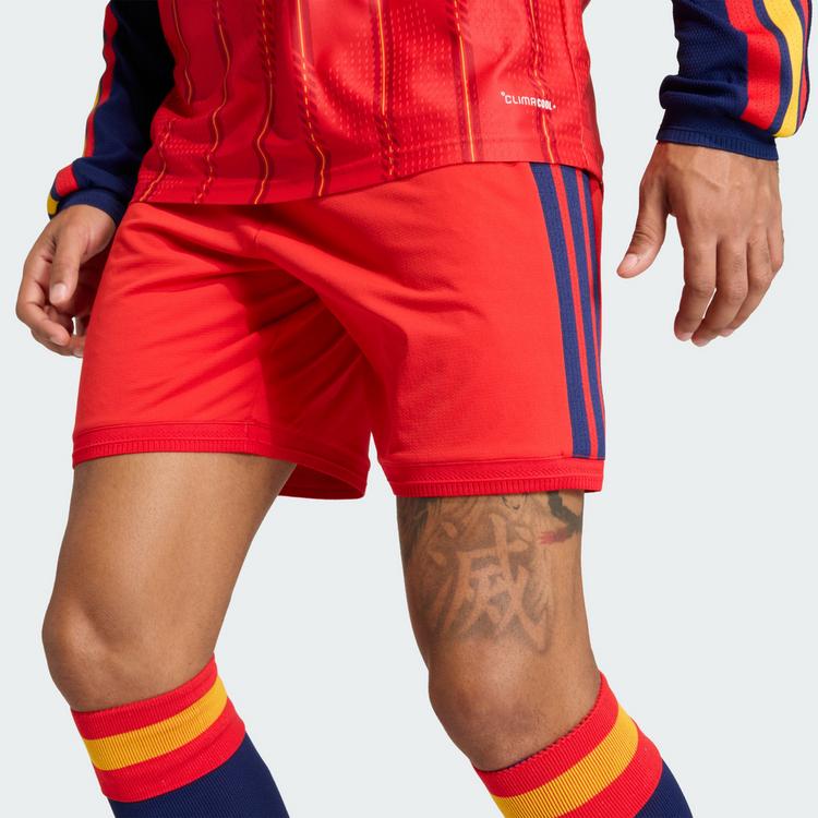 adidas adidas Spanien 26 Authentic Heimshorts Fu&szlig;ballshorts Herren - Vivid Red - 1 | SportScheck