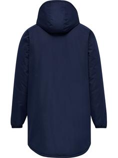 Rückansicht von hummel hmlAUTHENTIC BENCH JACKET Trainingsjacke Herren MARINE