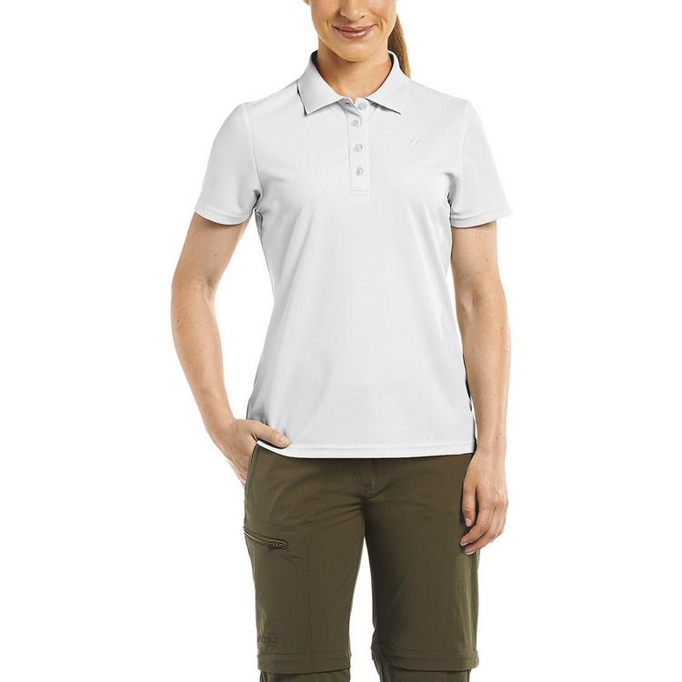 Maier Sports Maier Sports Ulrike Poloshirt Damen - Wei&szlig; - 1 | SportScheck