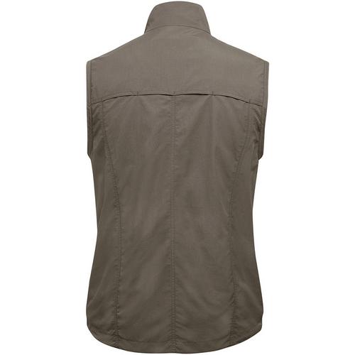 Rückansicht von Maier Sports Valdemar Outdoorweste Herren Grau
