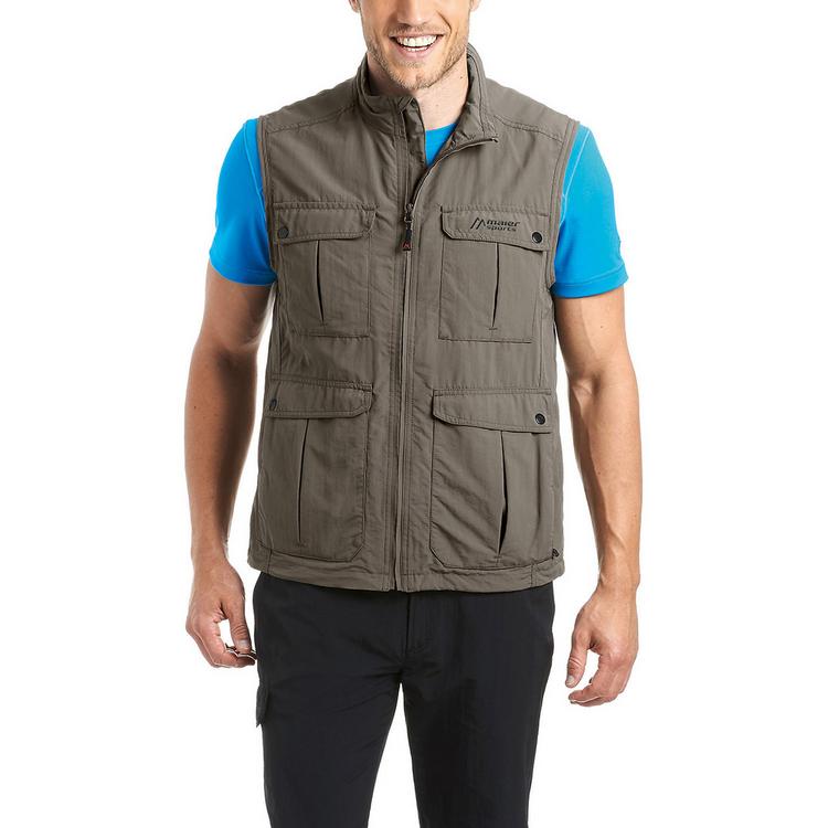 Maier Sports Maier Sports Valdemar Outdoorweste Herren - Grau - 1 | SportScheck