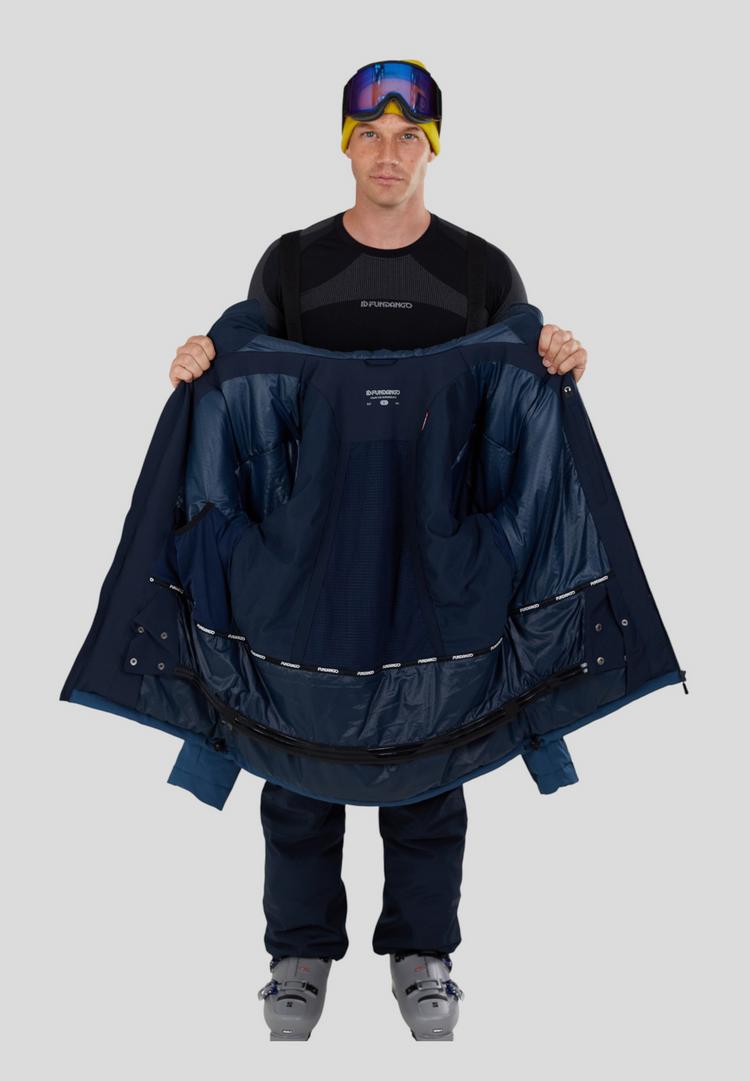 FUNDANGO FUNDANGO Privet Allmountain Jacket Skijacke Herren - dark turquoise - 0 | SportScheck