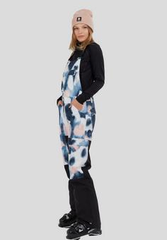 Rückansicht von FUNDANGO Sakura ECO Bib Skihose Damen vintage blue