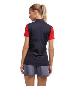 Rückansicht von Falke Running Weste Damen black (3000)