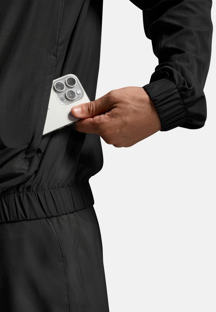 2XU 2XU Aero Hex Windbreaker Laufjacke Herren - black-black reflective - 3 | SportScheck