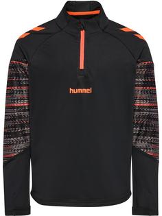 hummel Funktionssweatshirt Kinder BLACK/ORANGE