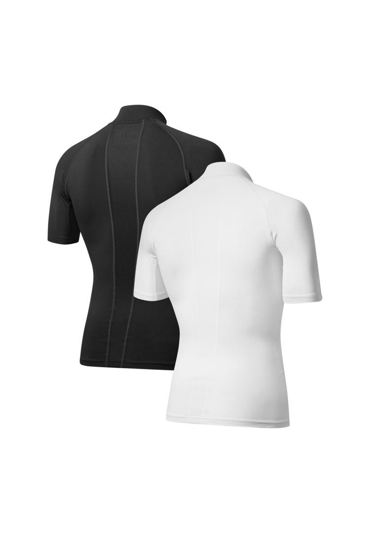 DANISH ENDURANCE DANISH ENDURANCE Compression SS Kompressionstop Herren - black white - 0 | SportScheck