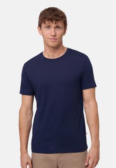 Rückansicht von DANISH ENDURANCE Premium Merino T-Shirt Herren black dark navy