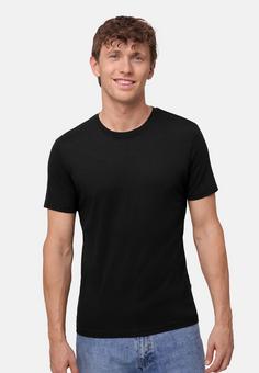 Rückansicht von DANISH ENDURANCE Premium Merino T-Shirt Herren schwarz