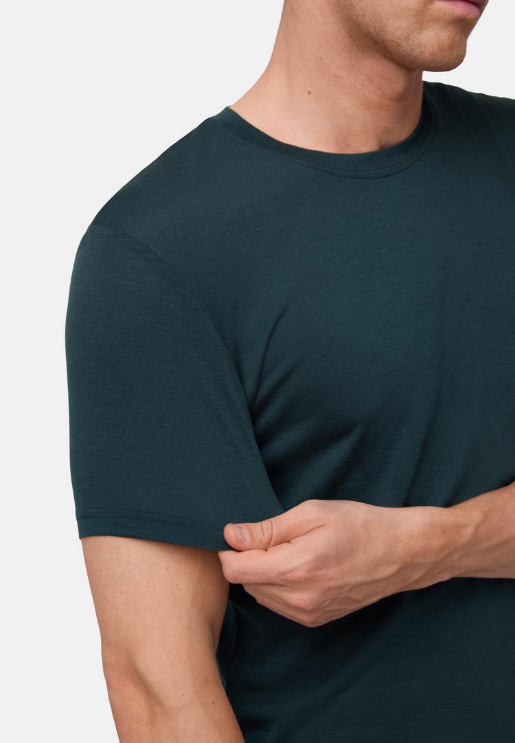 DANISH ENDURANCE DANISH ENDURANCE Premium Merino T-Shirt Herren - dark green - 2 | SportScheck