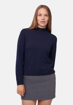 Rückansicht von DANISH ENDURANCE Premium Knit Pullover Rundhalspullover Damen navy